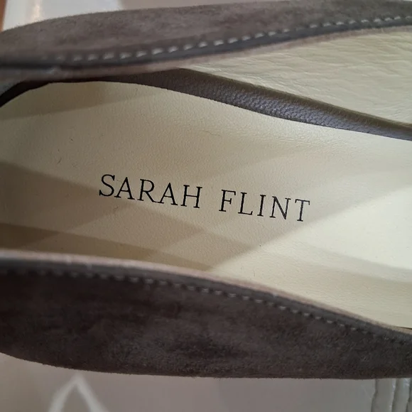Sarah Flint Rosie Loafer in Taupe Suede Size 11 NWOT - Picture 3 of 10